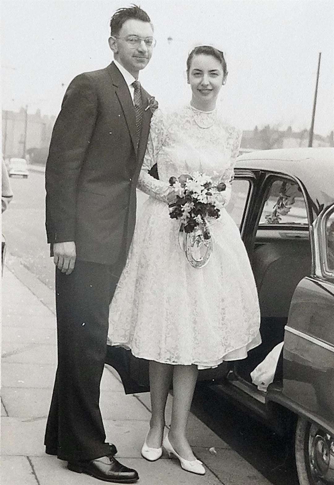 Sheppey couple Jack and Irene Collier on their wedding day in 1960