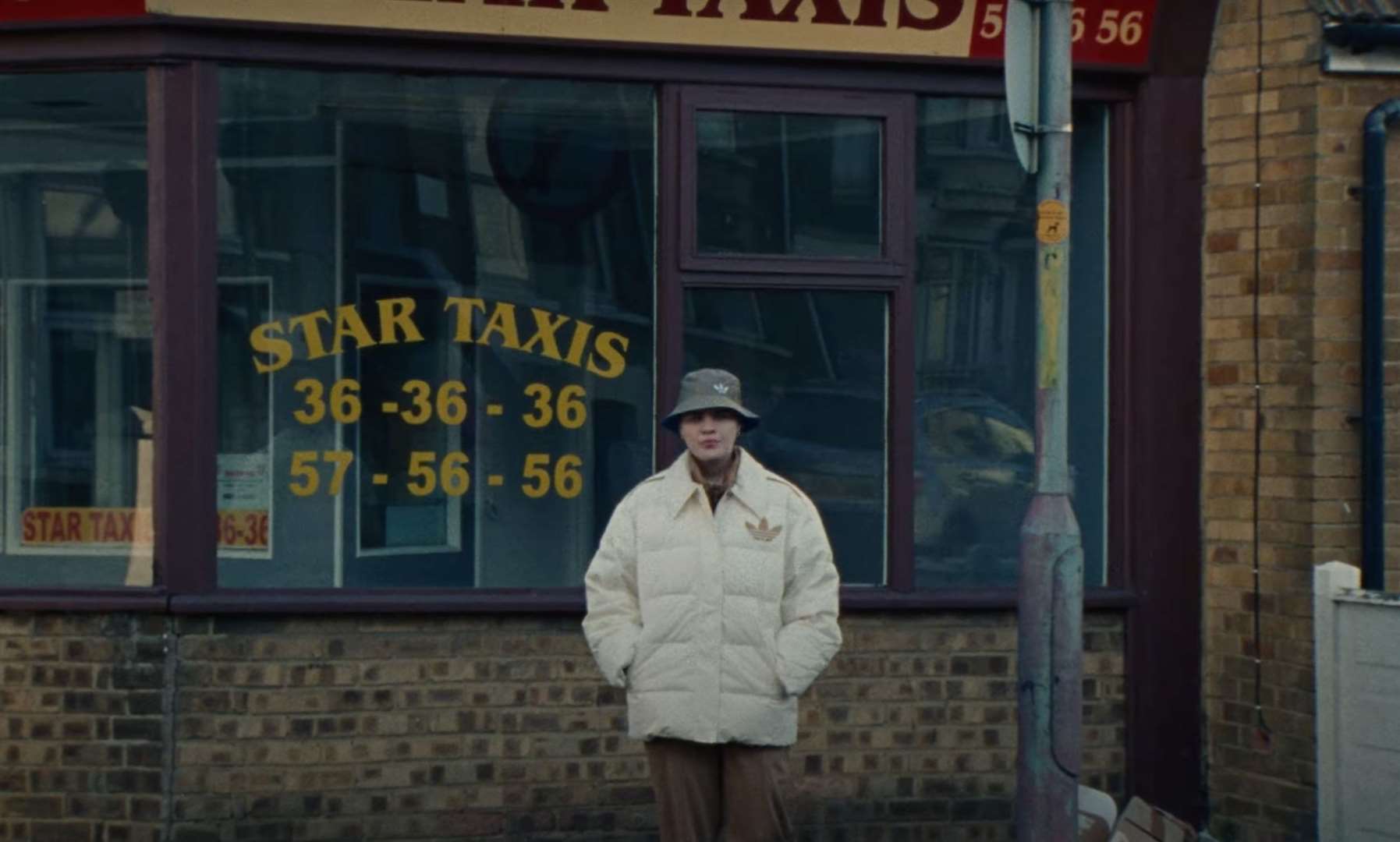 Singer venbee pictured outside Star Taxis in Canterbury Street, Gillingham. Picture: venbee/YouTube