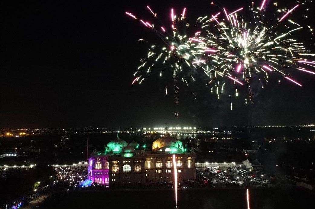 There will be a fireworks display at the gurdwara. Picture: Jason Arthur