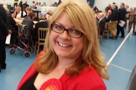 Claire Jeffrey, the first Labour councillor on Shepway since 2007.