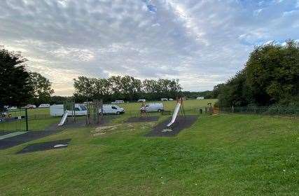 There were around 15 to 20 caravans and other vehicles at the park