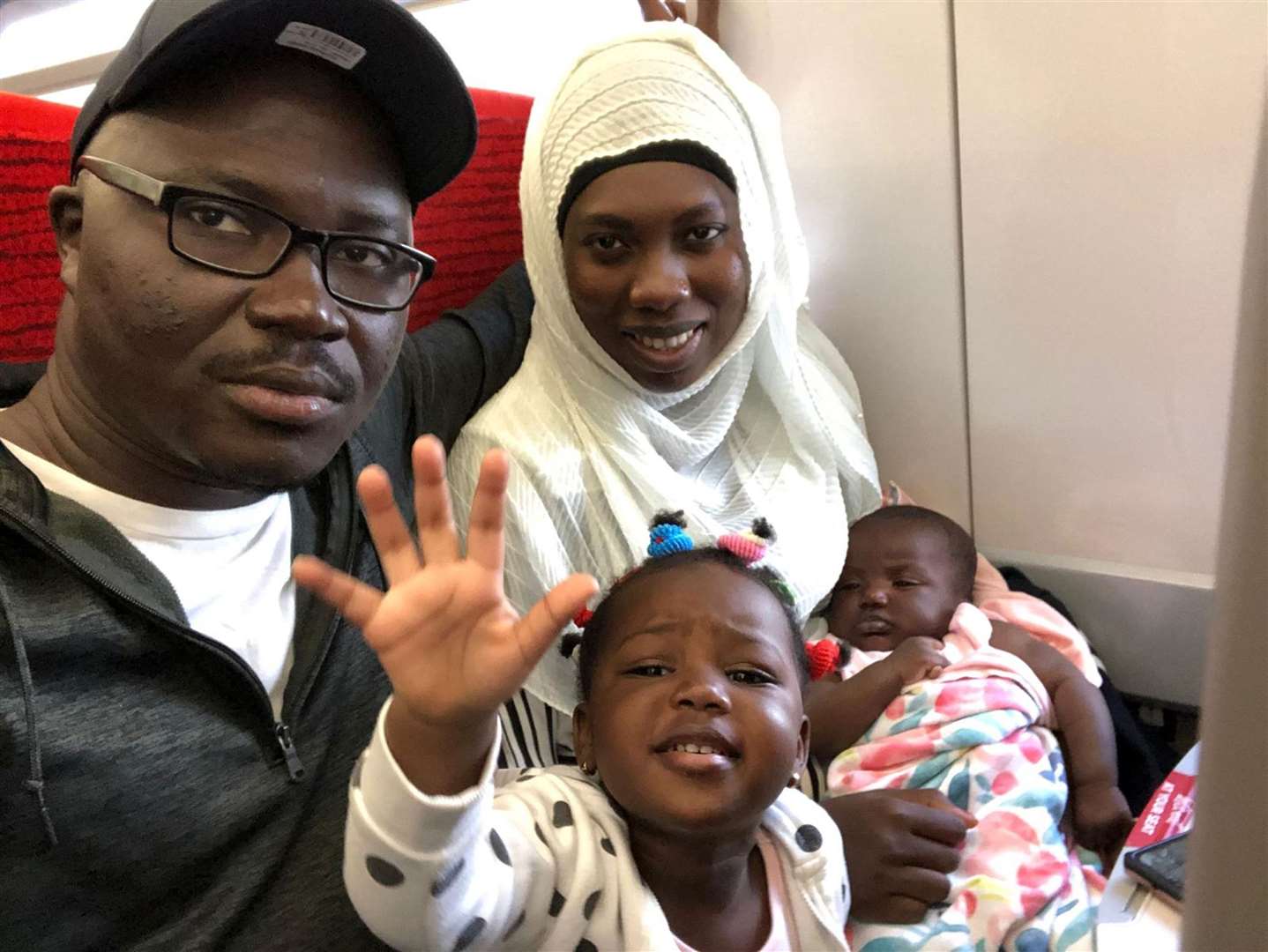 Aboubacarr Drammeh labelled Jamie Barrow ‘a coward’ for murdering his wife, Fatoumatta Hydara, and their children, Fatimah and Naeemah Drammeh (Family handout/Nottinghamshire Police/PA)