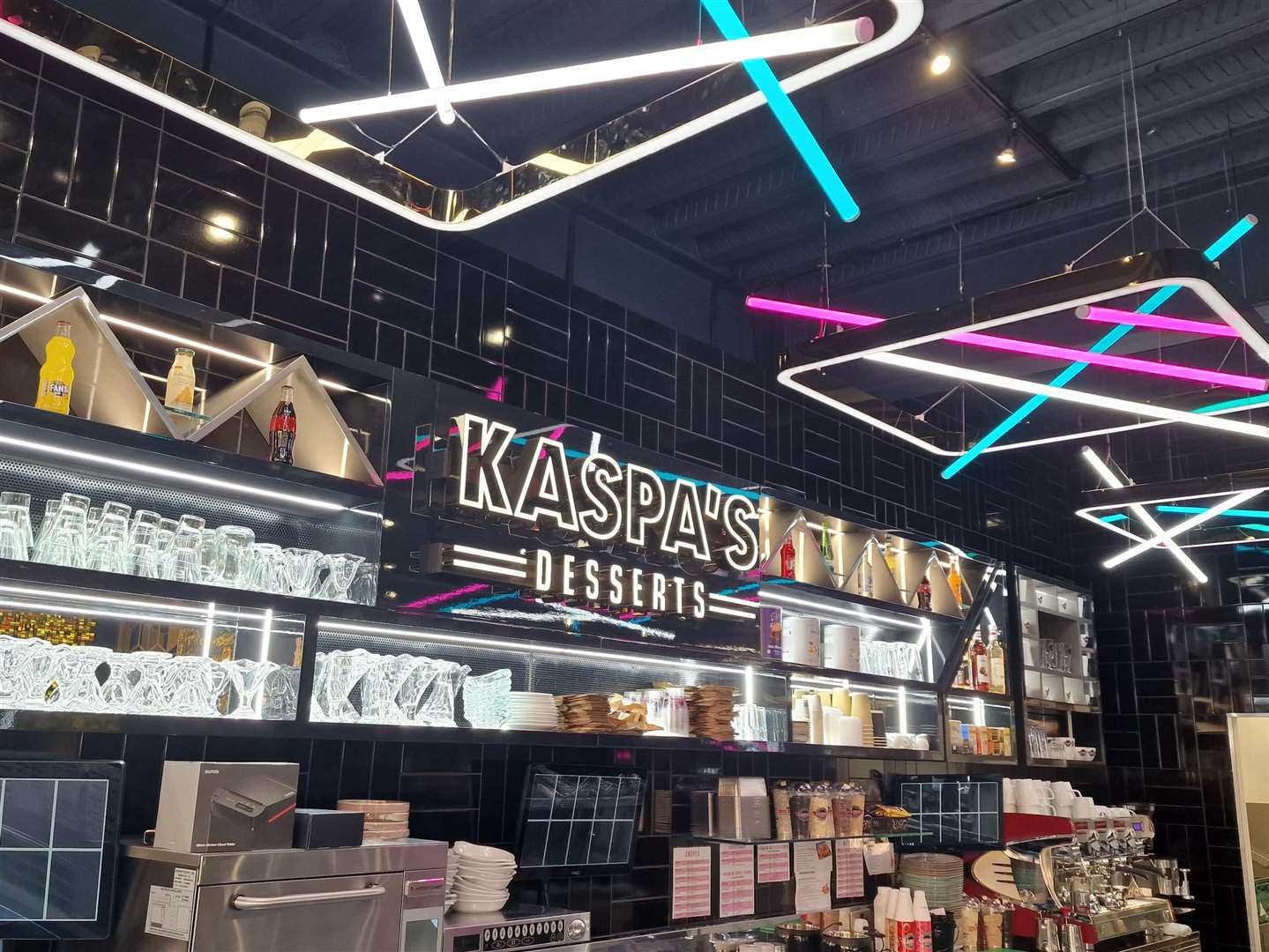 There are five locations left in Kent, including the newest location at Chatham Dockside. Picture: Kaspa's Desserts