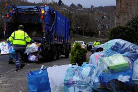 Rubbish collection in Medway