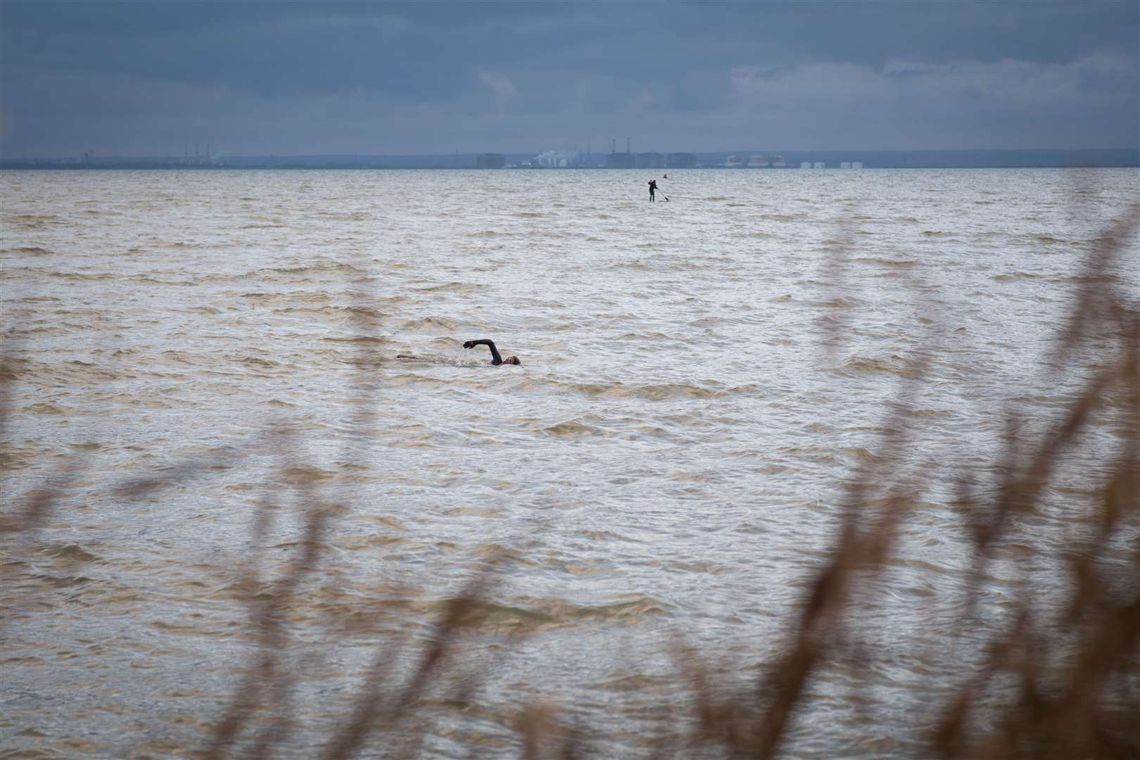 Swimming at Leigh-on-Sea (Stefan Rousseau/PA)