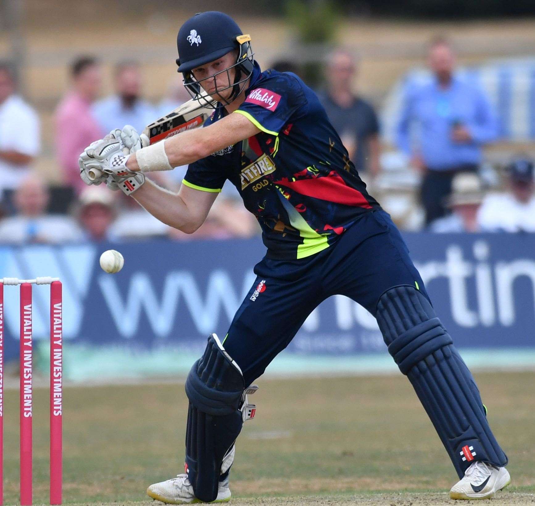 Kent's Sam Billings hit a career-best 87 for England Picture: Keith Gillard