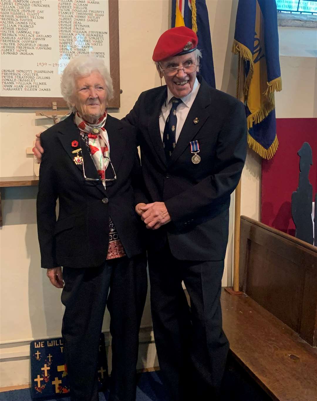 Derek and Jeanne Davison of Hollingbourne RBL