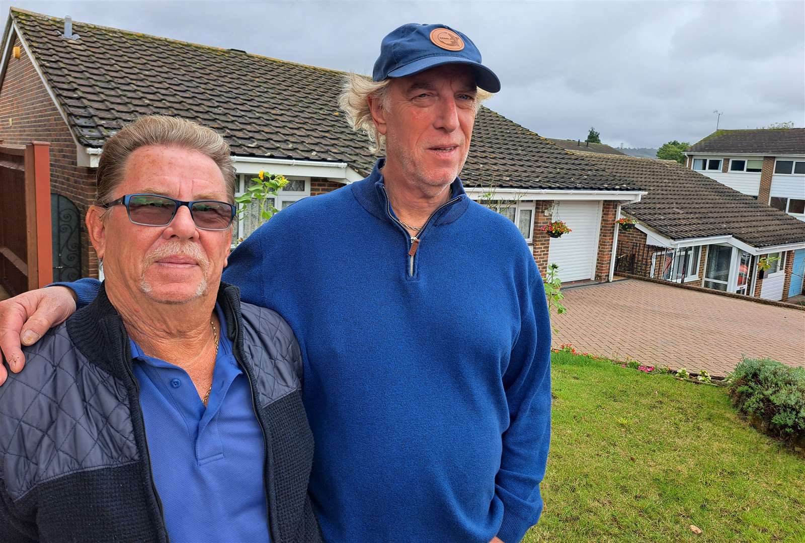 Becksbourne Close residents Michael Waite and Tony Tullett