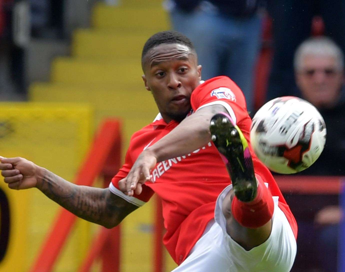 Former Charlton winger Callum Harriott is awaiting his first appearance for Gillingham. Picture: Keith Gillard