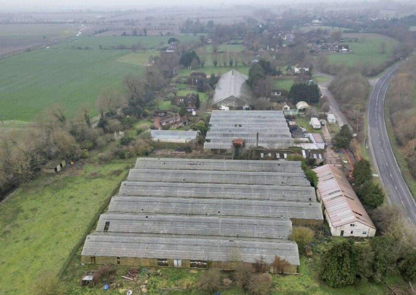 Residents say the disused cultivation site on Boarmans Lane is an eyesore and should be redeveloped. Picture: BTF Partnership