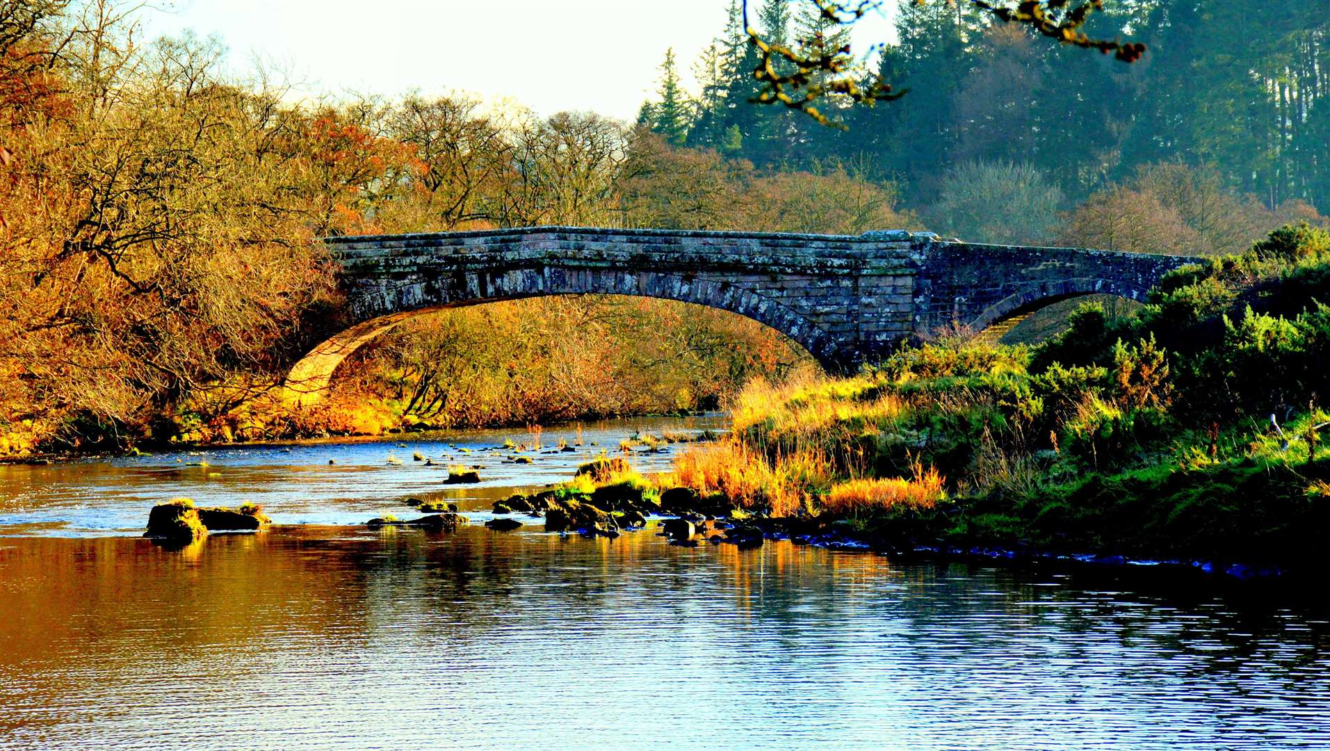 East Woodburn Bridge in Hexham, which is one of the 423 historic sites that have been listed in 2020 (Guy V Thouret/PA)