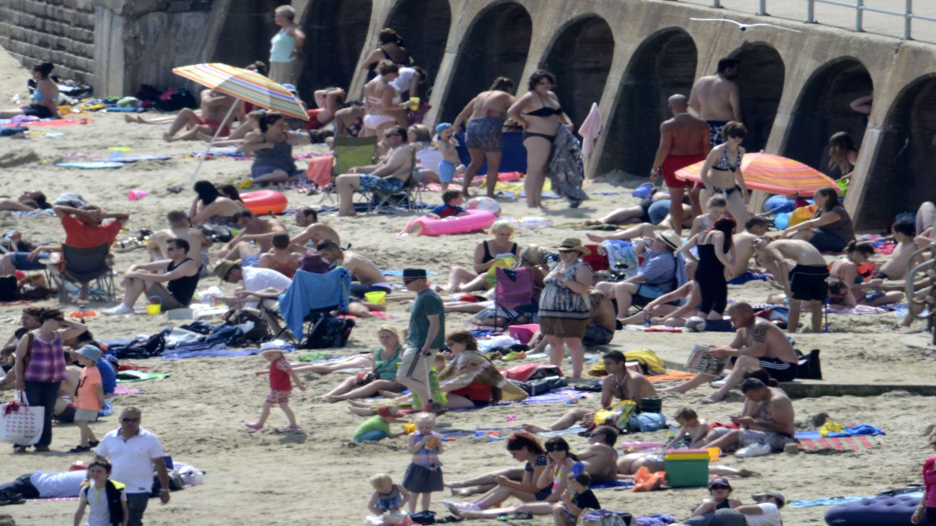 Hordes are expected to head to Kent's beaches as the weather hots up. File picture