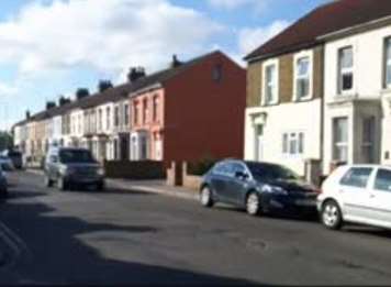 St Helen's Road in Sheerness, where the crash happened