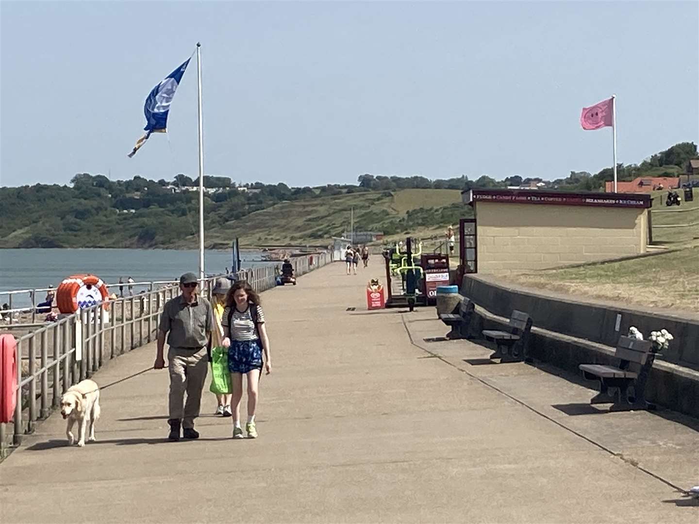 Walking the prom at The Leas, Minster, Sheppey