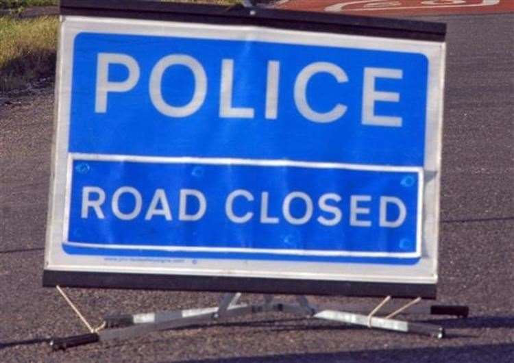 Police have closed the A21 London-bound