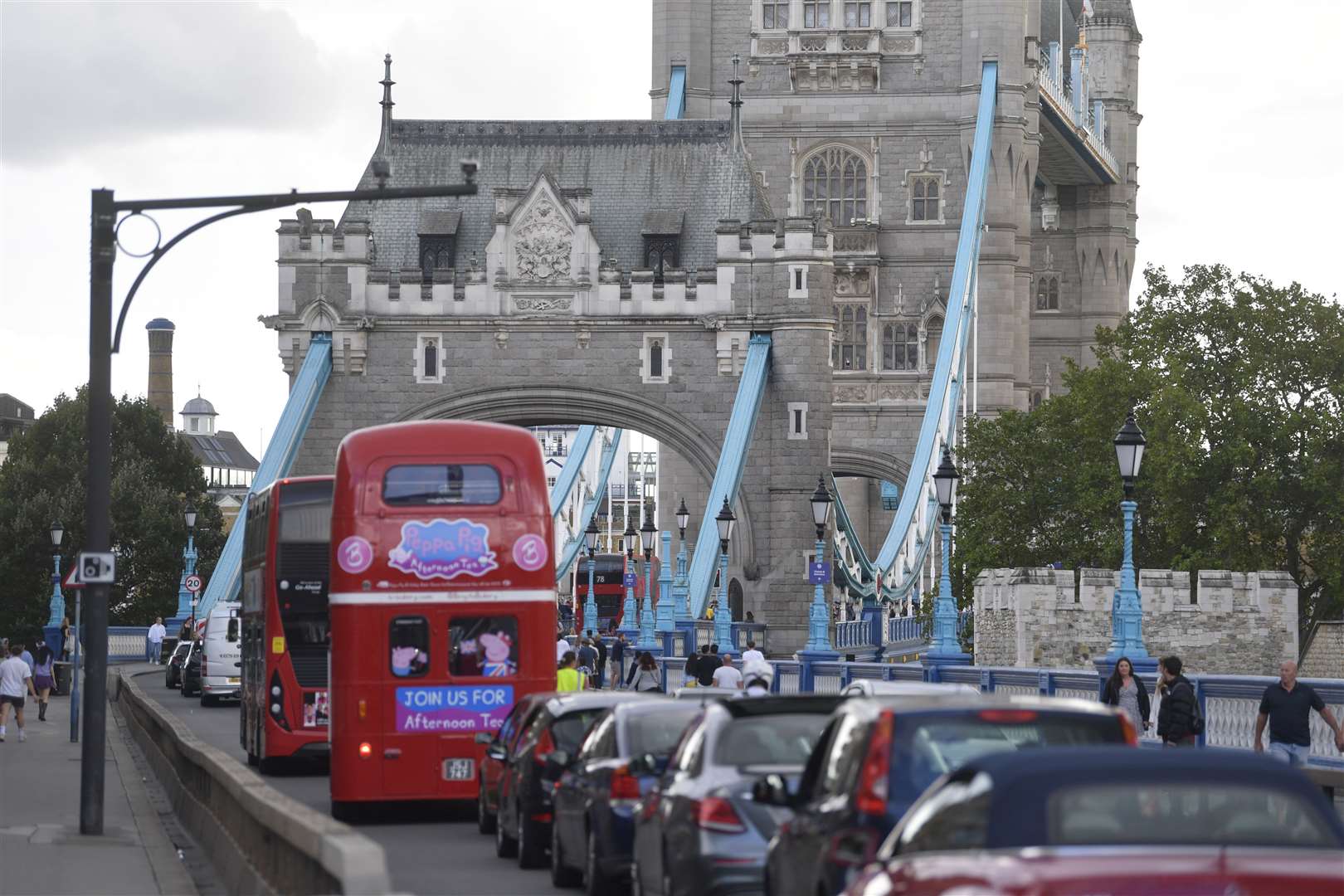 Motorists were less impressed by the situation (Victoria Jones/PA)