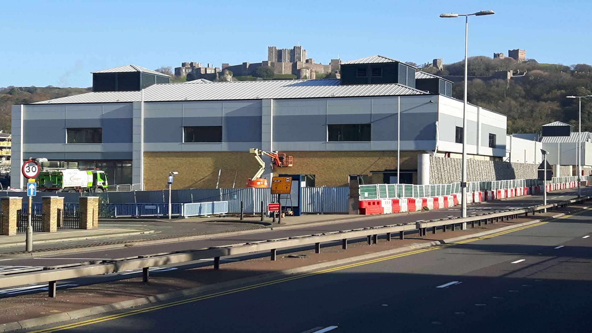 The progressing St James' building work today