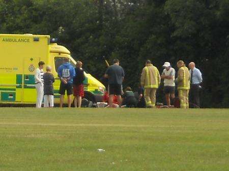 Boy impaled by javelin at Norton Knatchbull school.