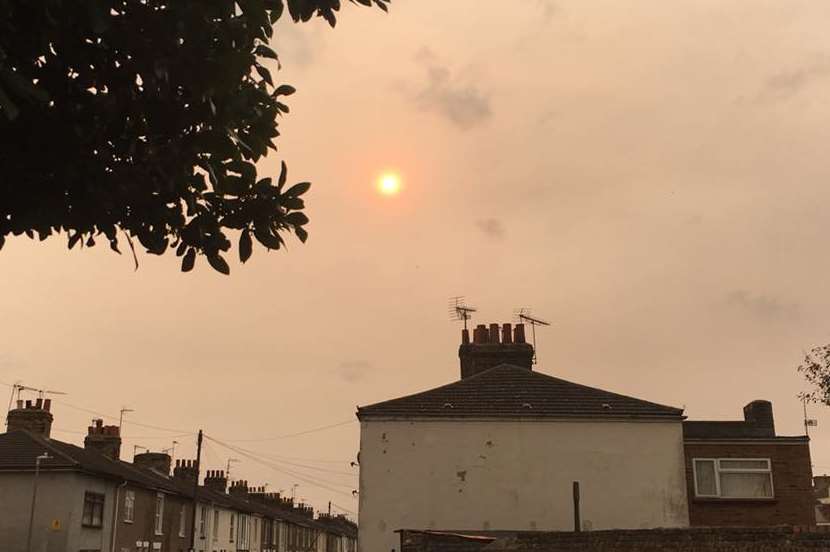 Dionne Jarvis sent this snap in of Sheerness