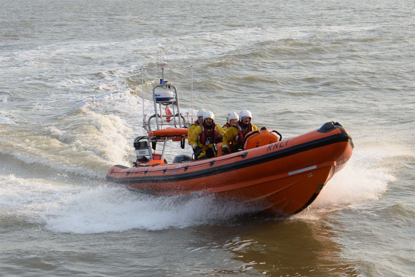 The Whitstable RNLI crew was called to the incident off the coast of Herne Bay (pictured prior to the pandemic). Stock picture: Chris Davey/RNLI Whitstable