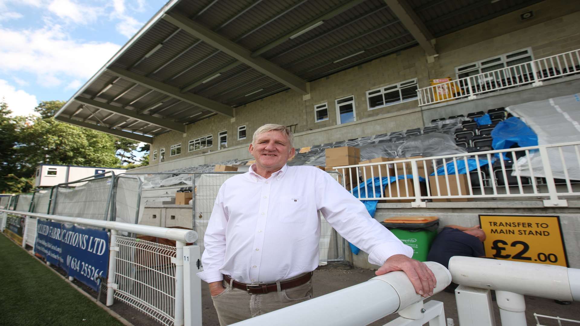 Maidstone United co-owner Terry Casey Picture: John Westhrop