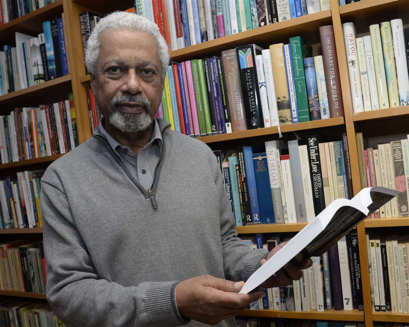 Abdulrazak Gurnah, pictured at the University of Kent in 2016 when he was part of the Booker Prize judging panel. Picture: Chris Davey