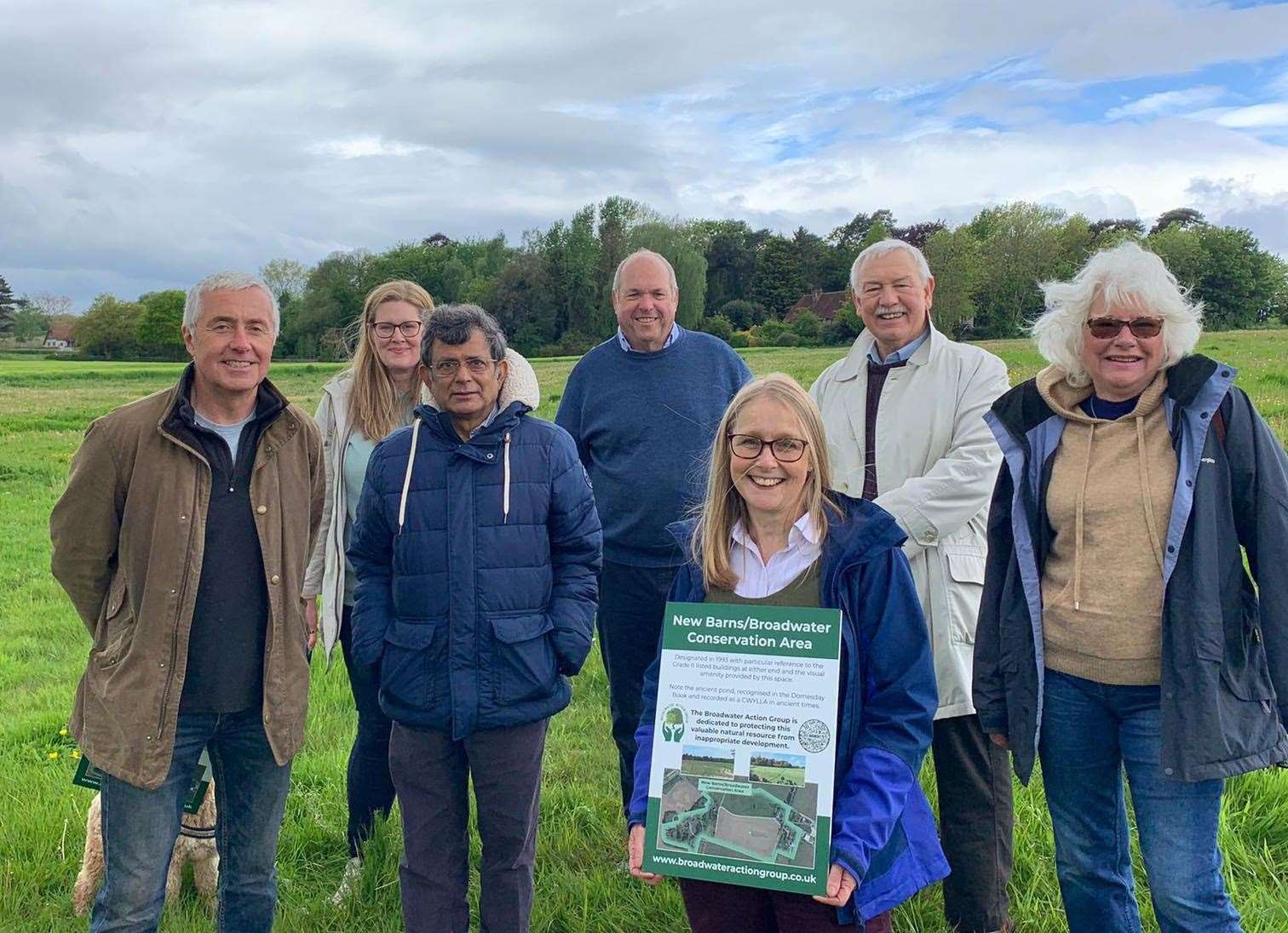 Members of the Broadwater Farm Action committee