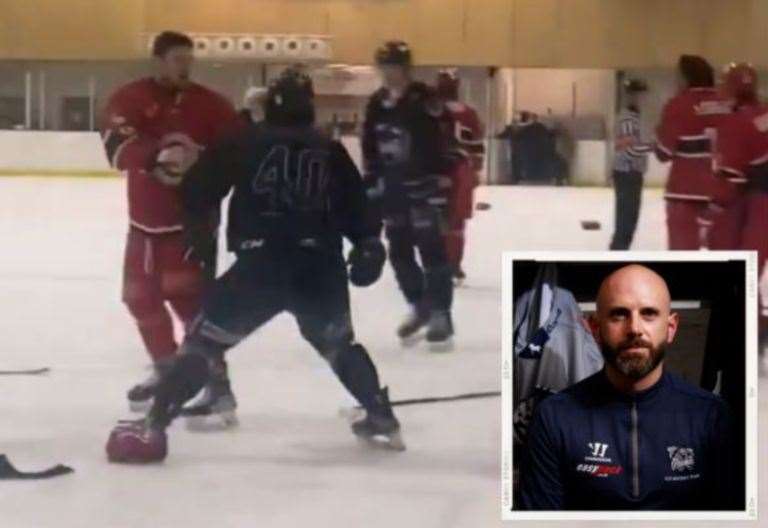 Ice hockey game abandoned over player safety concerns - Kent Online