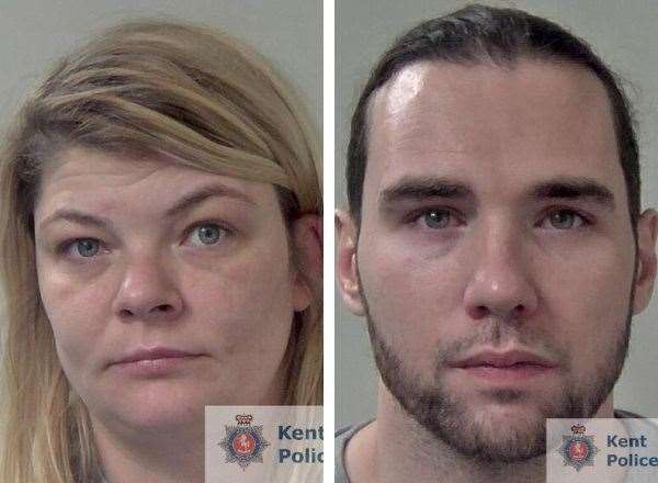 Kayleigh Halliday and Shane Myles murdered Folkestone pensioner Paul Wakefield. Picture: Kent Police