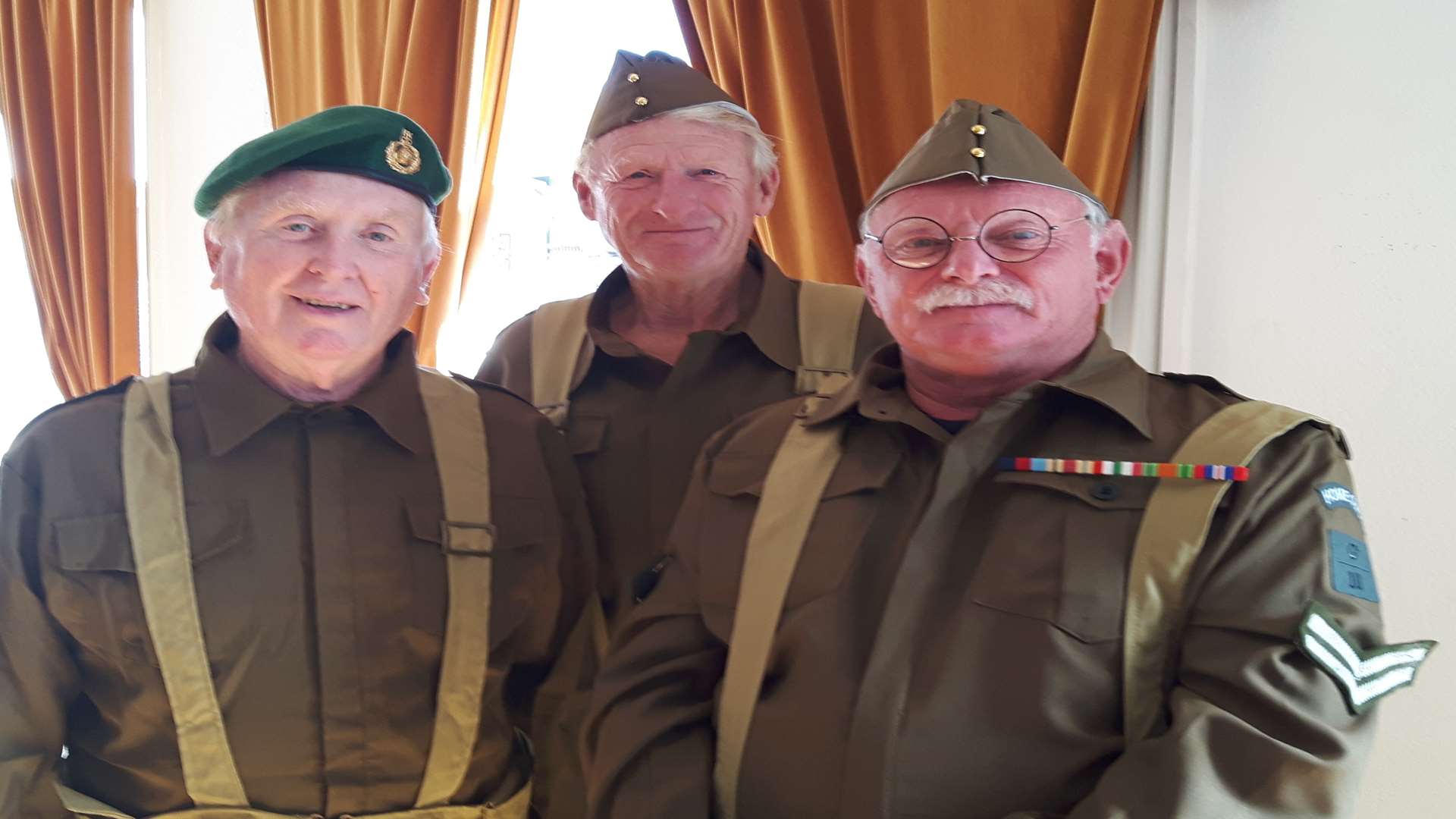 The Dad's Barmy Home Guard:Alan Walker as as Godfrey, Graham Dear as Frazer, Paul 'Riggo' Richardson as Jones