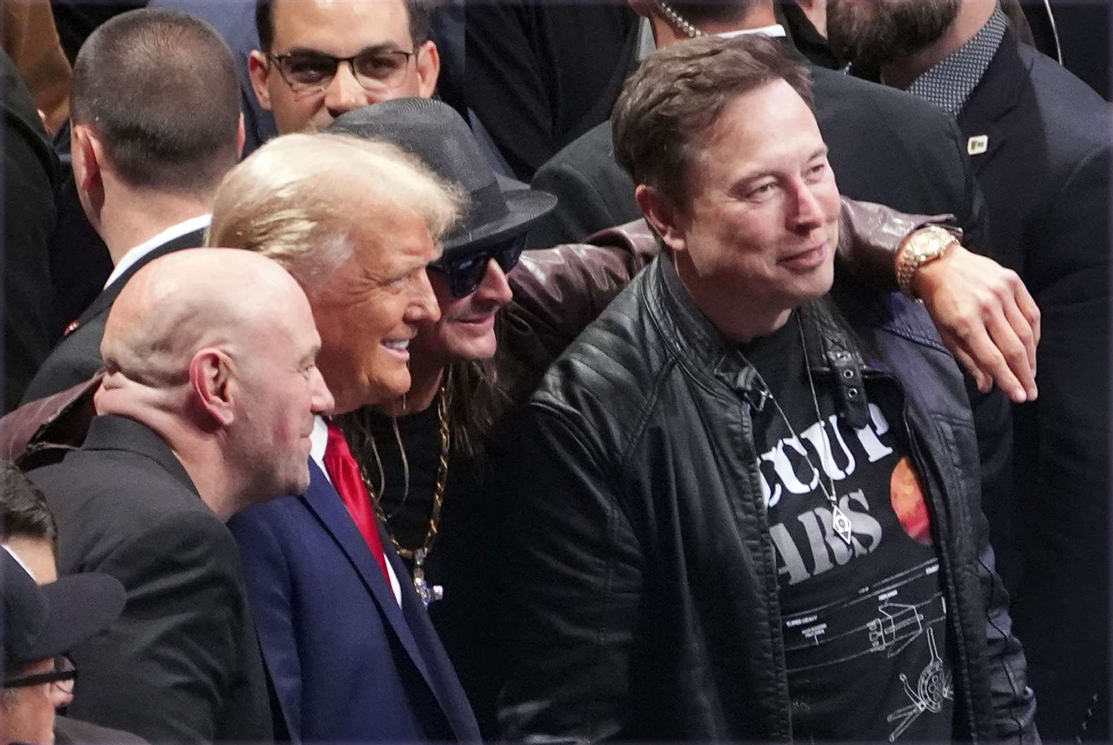 Elon Musk swung behind US President-elect Donald Trump ahead of the November election (Evan Vucci/AP)