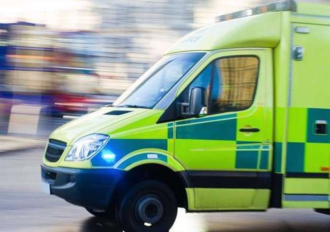 South East Coast Ambulance Service took a man to hospital following the crash in Folkestone. Picture: iStock