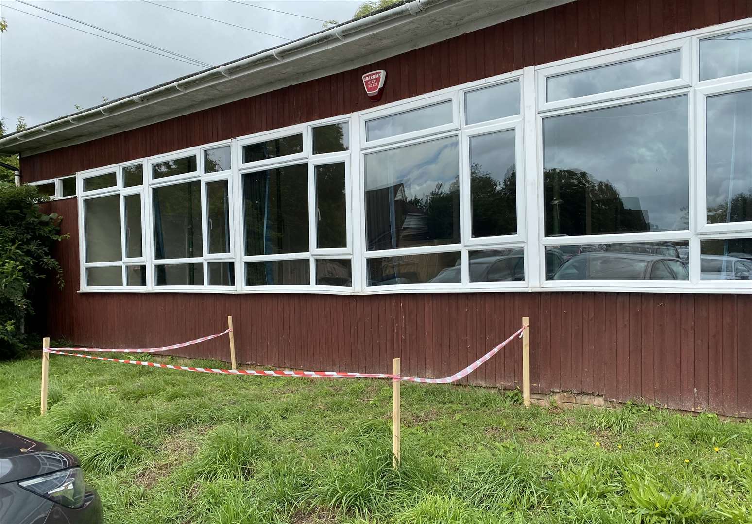 The Highbury Hall Trust says parts of the roof are being propped up until they can be repaired