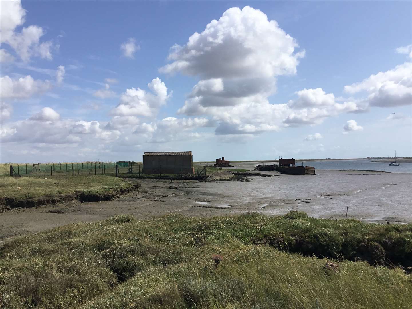 The site of the dock near Paglesham (Historic England/PA)