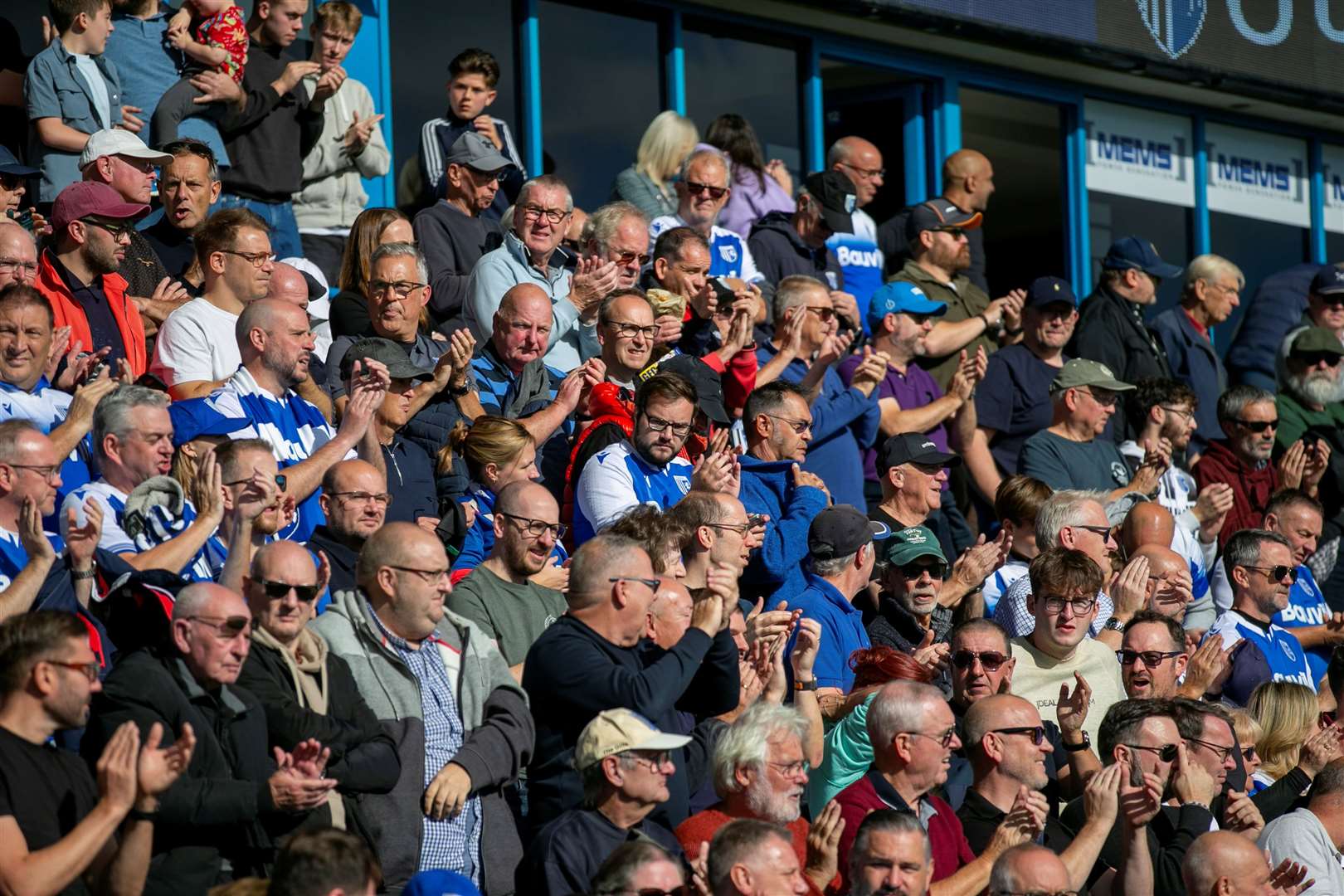 Gillingham fans endured a tough October but will be hoping the promotion chase is back on Picture: @Julian_KPI