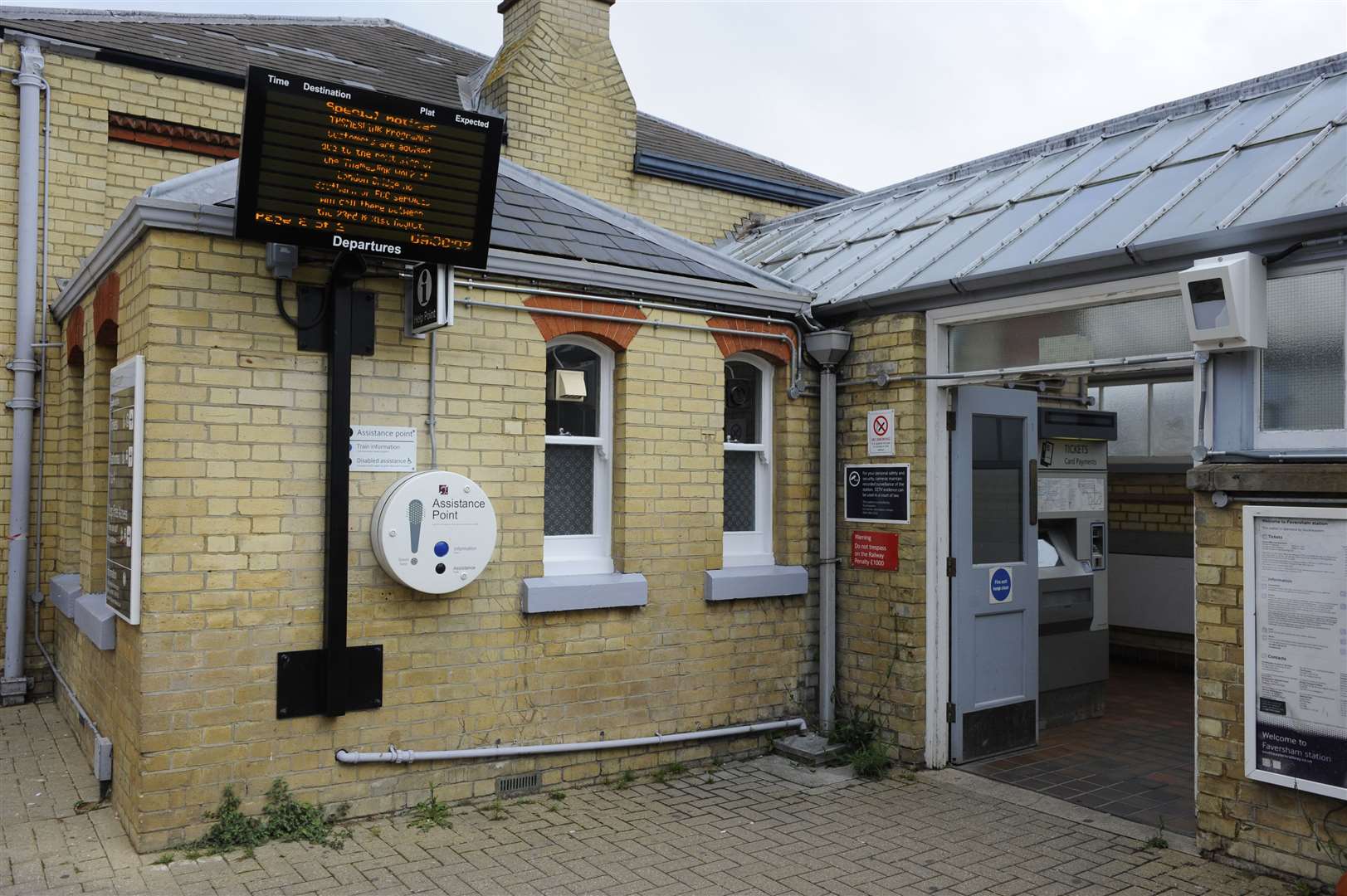 The incident happened on a train after departing from Faversham railway station. Picture: Tony Flashman