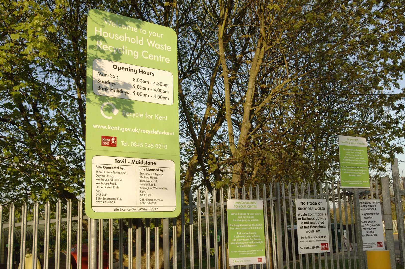 Maidstone's household waste transfer station is the busiest in Kent