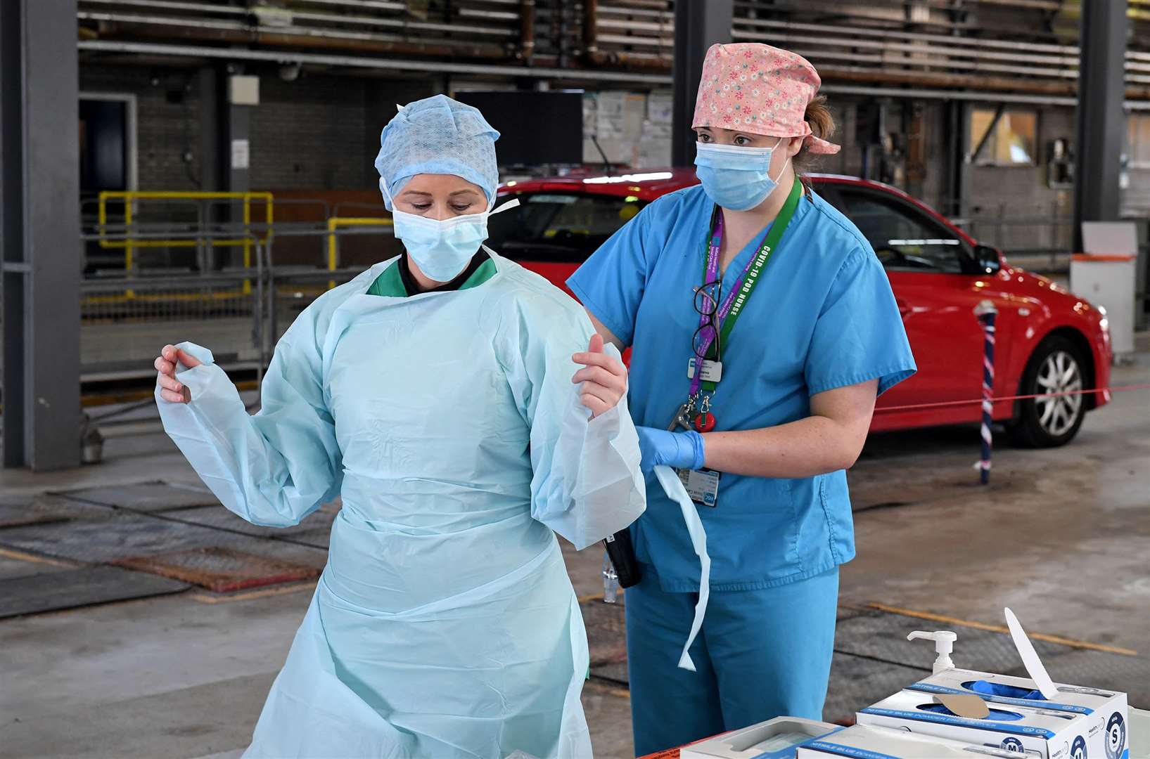 Personal protective equipment is vital during the outbreak (Justin Kernoghan/PA)