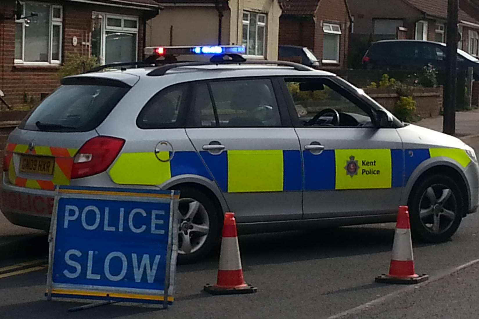 Police close Bullockstone Road in Herne Bay