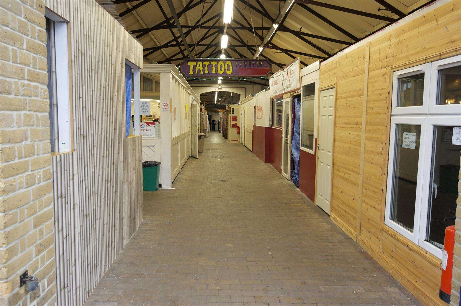 Inside Gravesend Borough Market