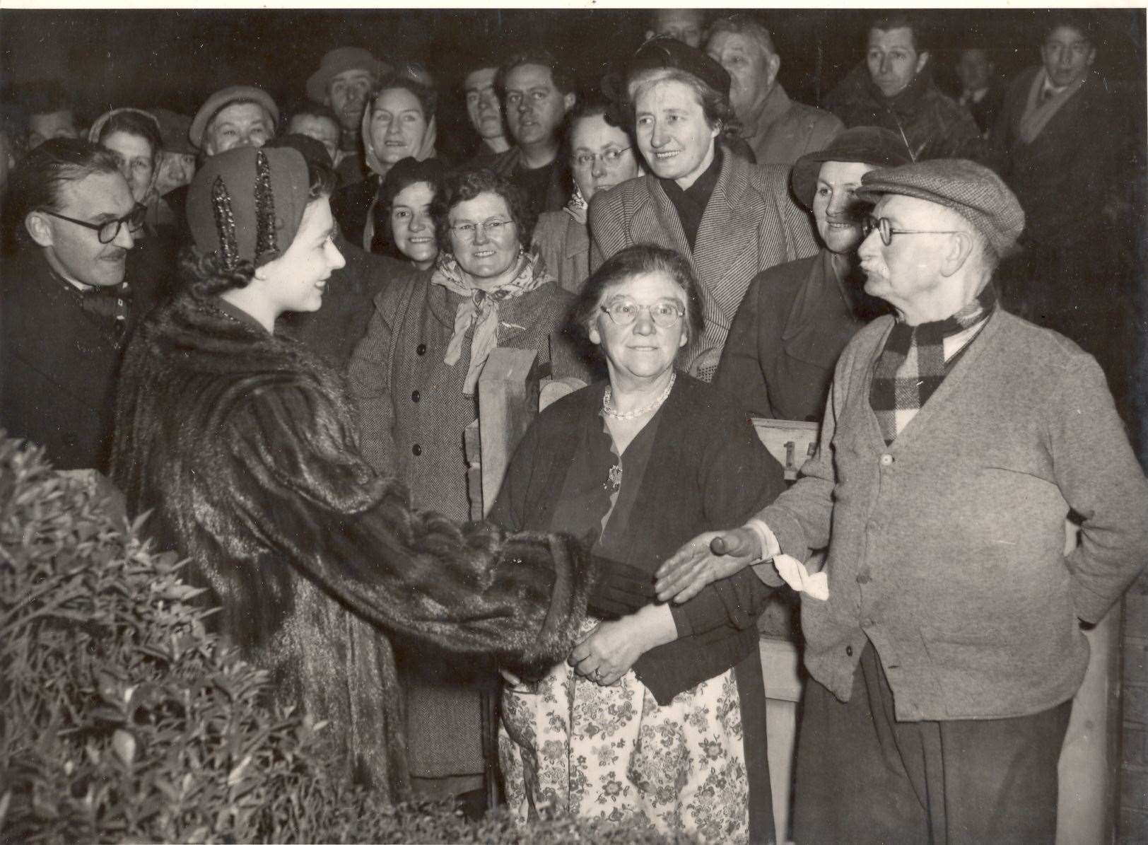 The Queen visits Bexley after the floods of 1953