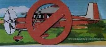 Image from a public notice from Chocks Go Away. Picture Chocks Go Away