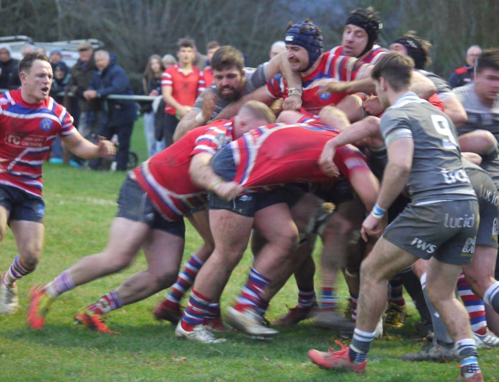 Tonbridge Juddians and Darlington Mowden Park get stuck in