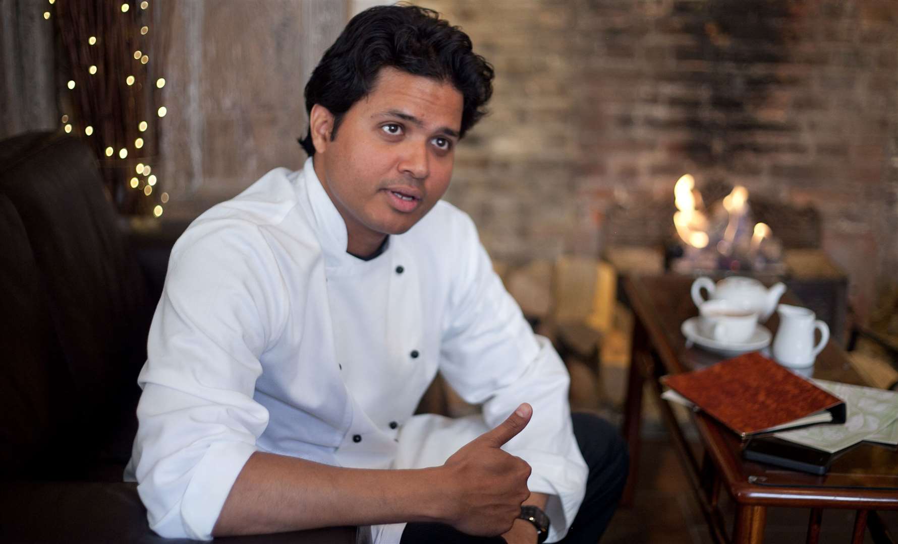 Ambrette owner and head chef Dev Biswal. Picture: Manu Palomeque