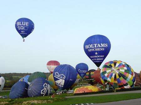 Hot air balloons