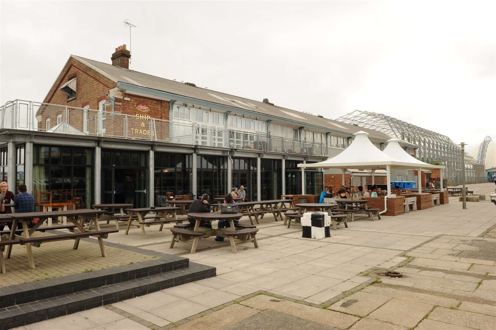 The blaze at the Ship and Trades pub started because of an electrical fault. Picture: Steve Crispe