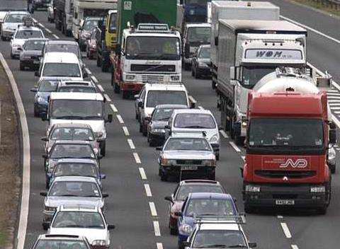 One person was trapped in a car after an accident on the M20. Stock picture.