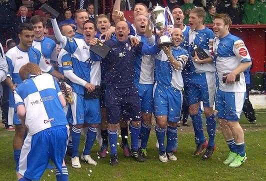 Erith & Belvedere players celebrate