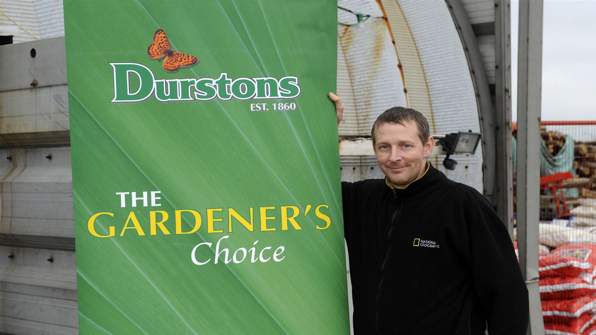 Jamie Vince of the Old Lorry Farm Shop in Sandwich Road, before the break-in