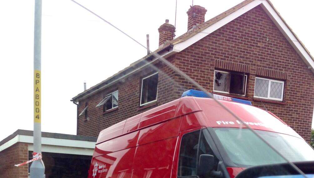 House fire in Northfleet